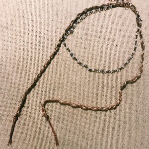 Free people layered necklace